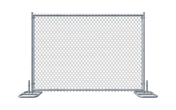 temporary fence panels are made from weather-resistant materials to withstand the elements